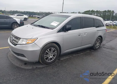2013 Honda Odyssey Ex-L из США, поврежденный, VIN 5FNRL5H66DB039901
